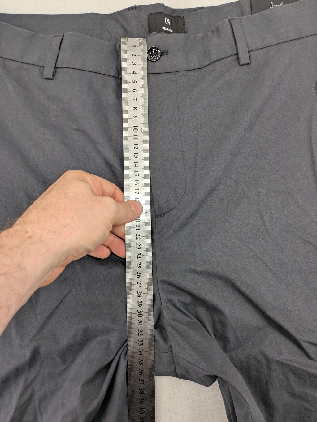 C&A pink pants regular fit with tag, versatile for business and leisure.