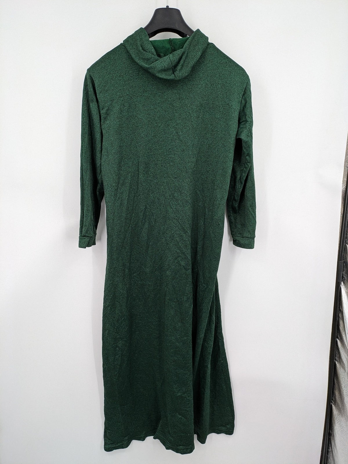 perfekt green hoodie dress quarter-zip guitar graphic colorblock design