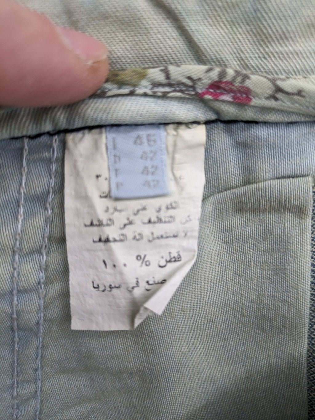 Stefanel blue straight jeans with cuffed hem and classic 5-pocket design.