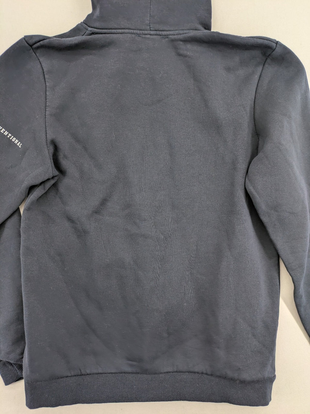 Bahamax zip-through hoodie grey with green hood, "Life To Short" print, and unique sleeve embroidery.