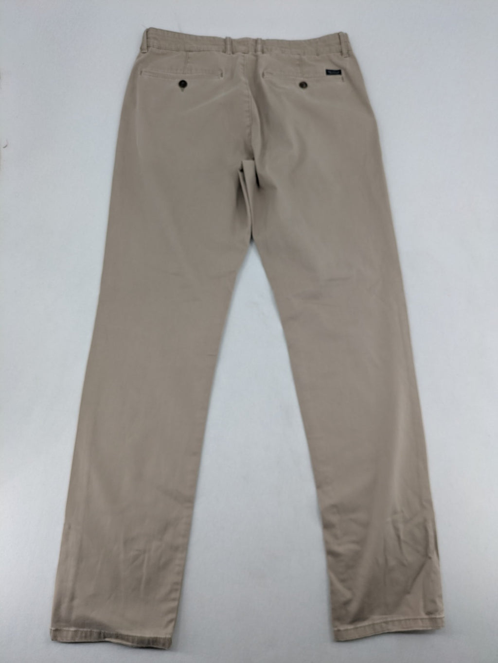 Paul Hunter beige chino pants Oscar Regular Fit cotton stretch with button and zipper closure.