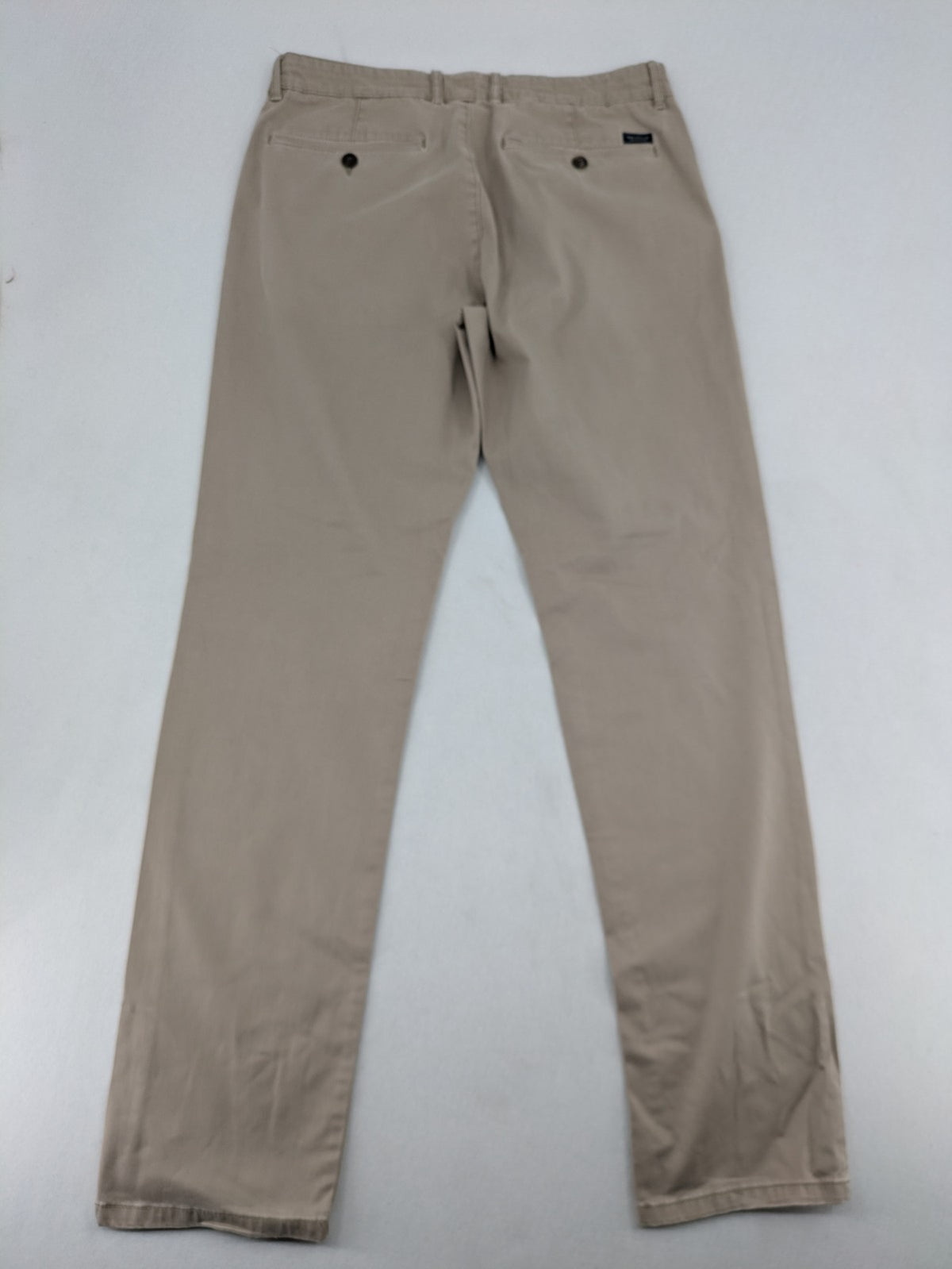 Paul Hunter beige chino pants Oscar Regular Fit cotton stretch with button and zipper closure.