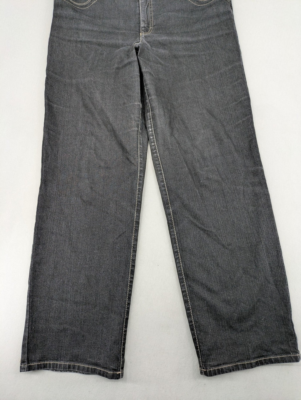 Gracia straight jeans dark grey five-pocket design stretch denim comfort fit
