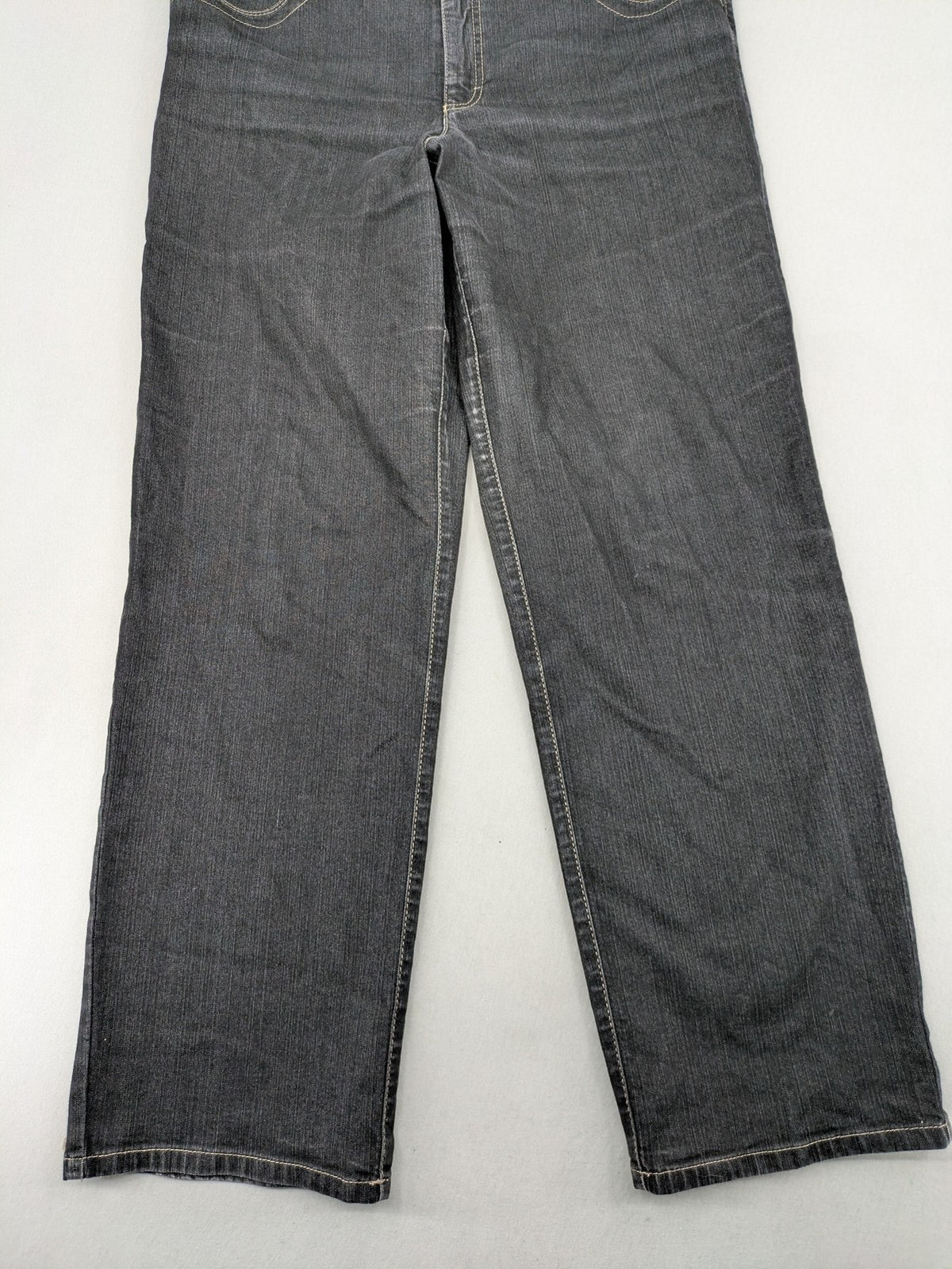 Gracia straight jeans dark grey five-pocket design stretch denim comfort fit