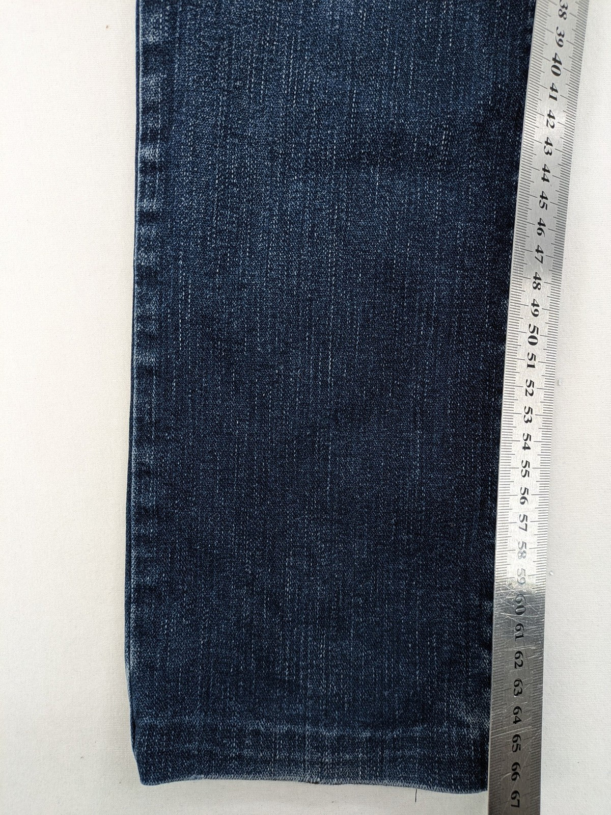 Wrangler straight jeans blue stretch denim classic fit W29 L30 with logo patch