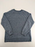 ONLY turtle neck jumper blue grey mélange, soft knit, ribbed details, classic design.