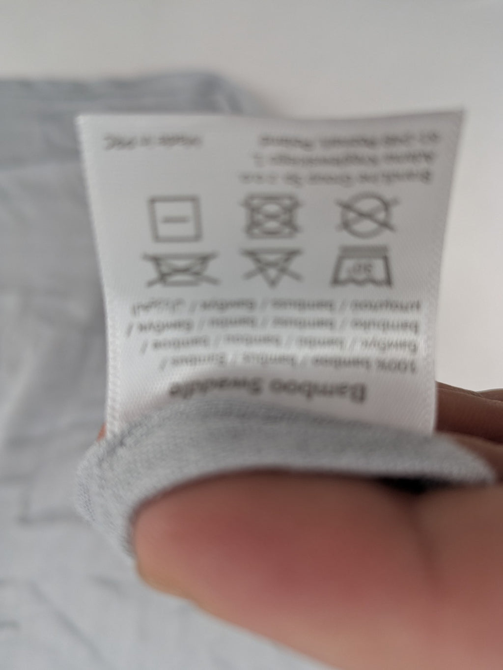 Bambus grey swaddle blanket 120x120 cm soft breathable bamboo fabric