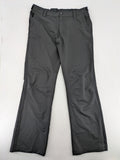 Outdoor grey trekking pants with zippered cargo pockets and durable stretch fabric.