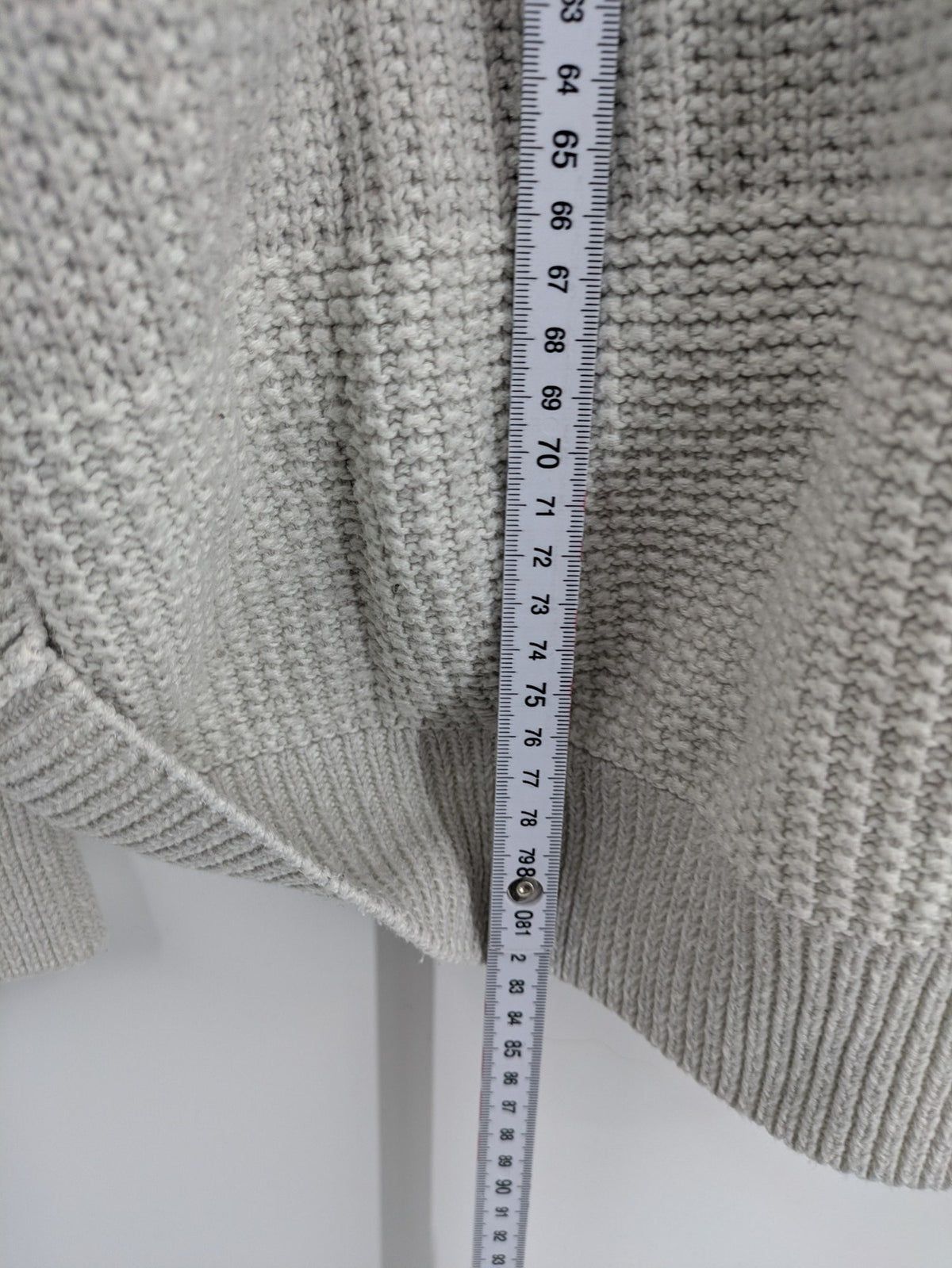 Jack & Jones grey turtle neck jumper with half zip and textured knit design.
