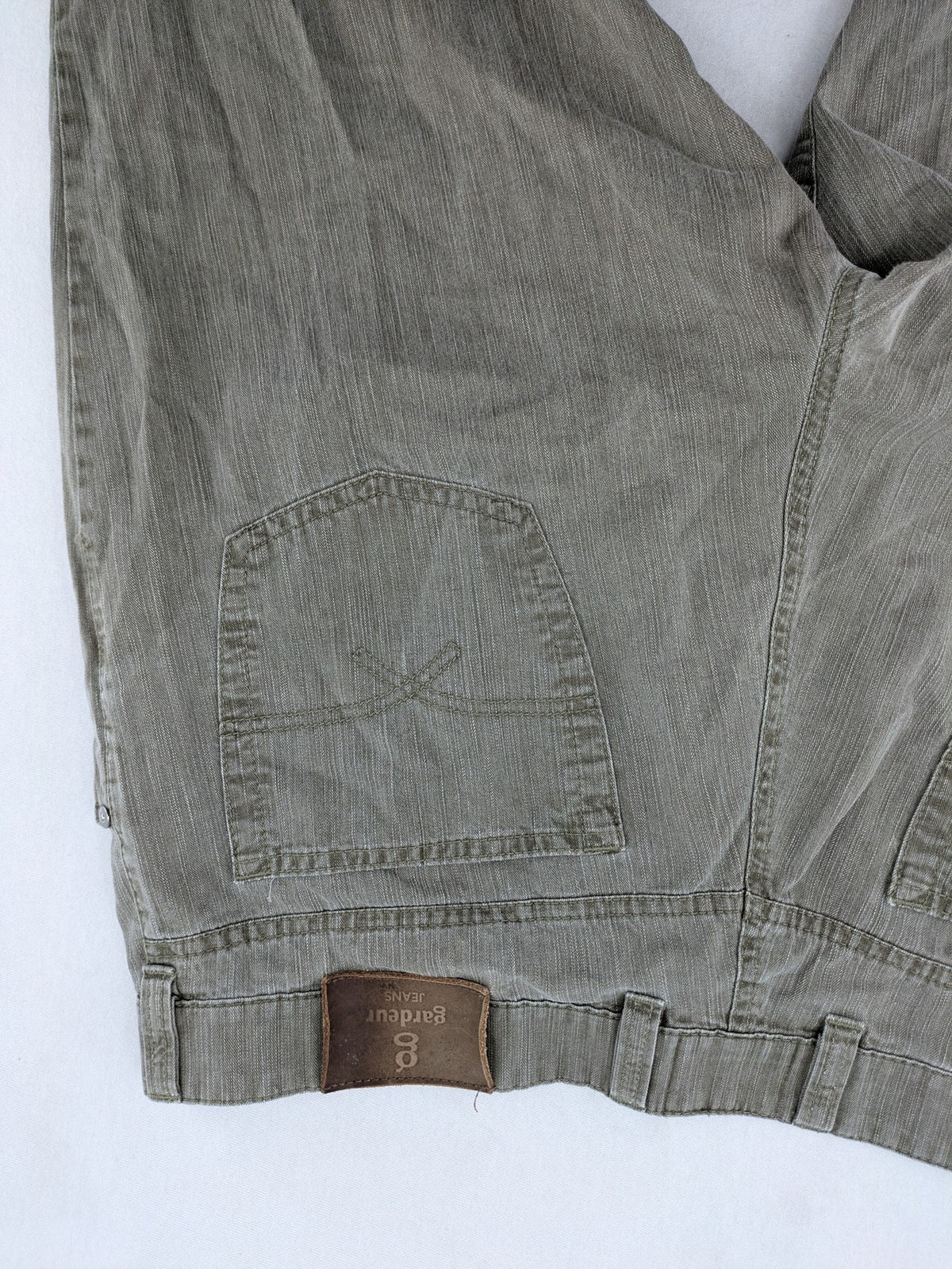 GARDEUR grey straight jeans regular fit with button and zipper closure, cotton-stretch blend.