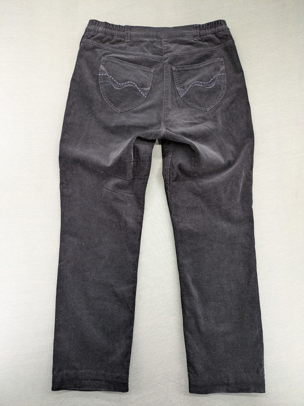 Raphaela by Brax black cord pants high waist 5-pocket design soft material