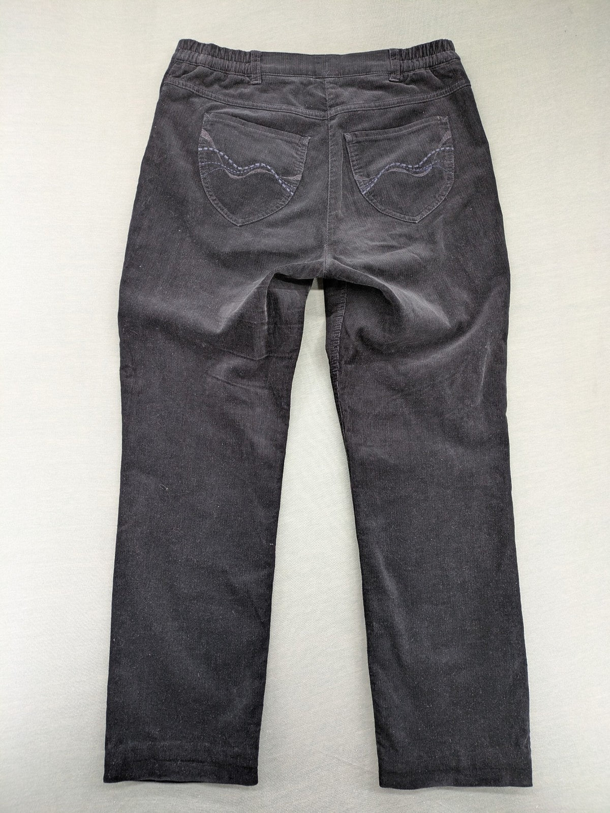 Raphaela by Brax black cord pants high waist 5-pocket design soft material