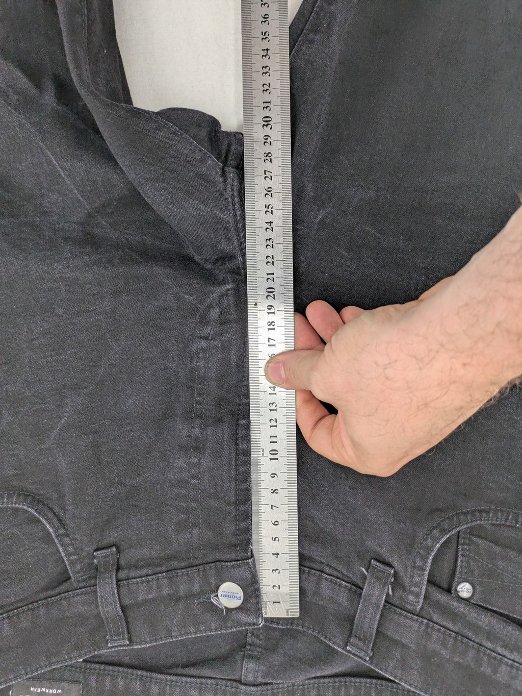 Pionier grey straight jeans 5-pocket design durable cotton stretch material