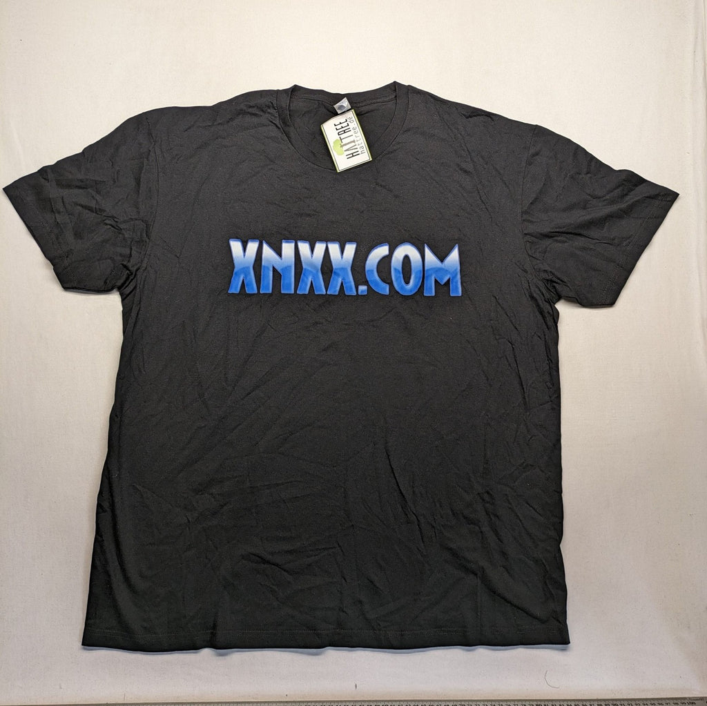 JHK black graphic t-shirt 3XL with prominent XNXX.COM logo on chest.