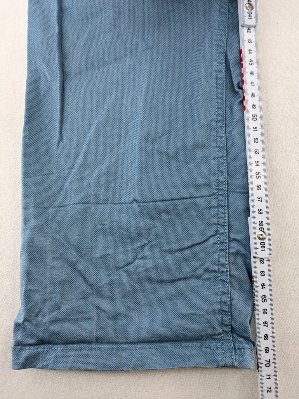 C&A blue chino pants regular fit 5-pocket design with zipper, made of cotton stretch.