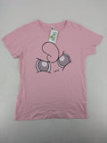 Pokémon pink t-shirt featuring large Jigglypuff graphic and comfortable fit.