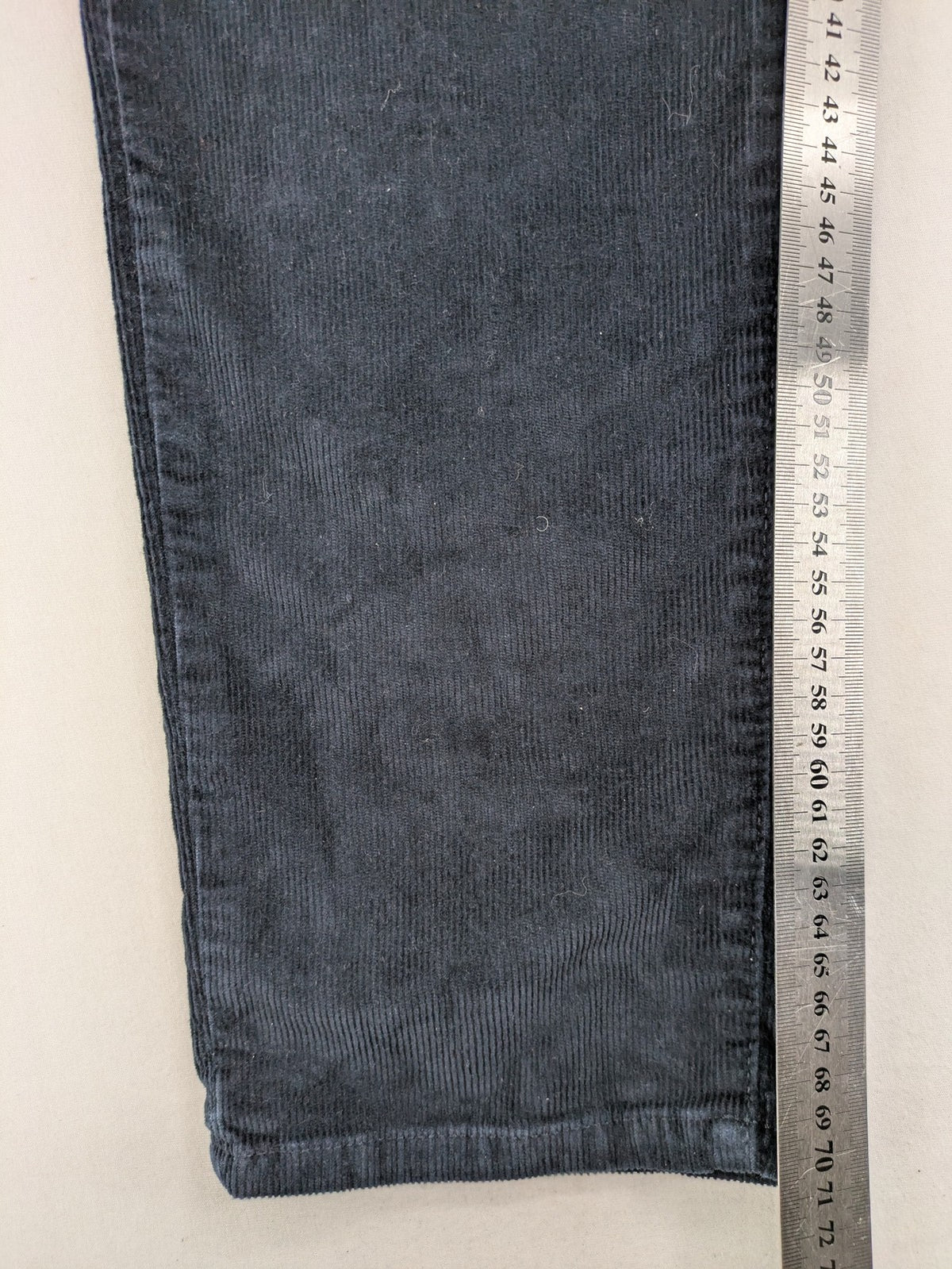 Pierre Cardin grey tapered cord trousers 5-pocket design soft cotton blend
