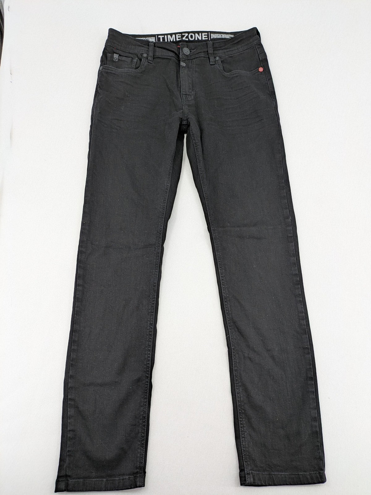 Timezone grey straight jeans slim fit 5-pocket design with stretch material