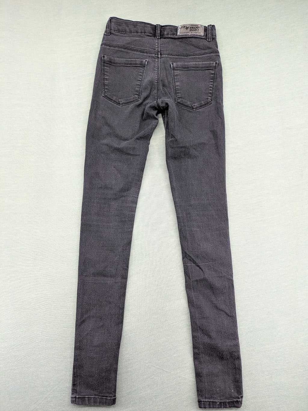 Blue Effect blue straight jeans with adjustable waistband and classic 5-pocket style.