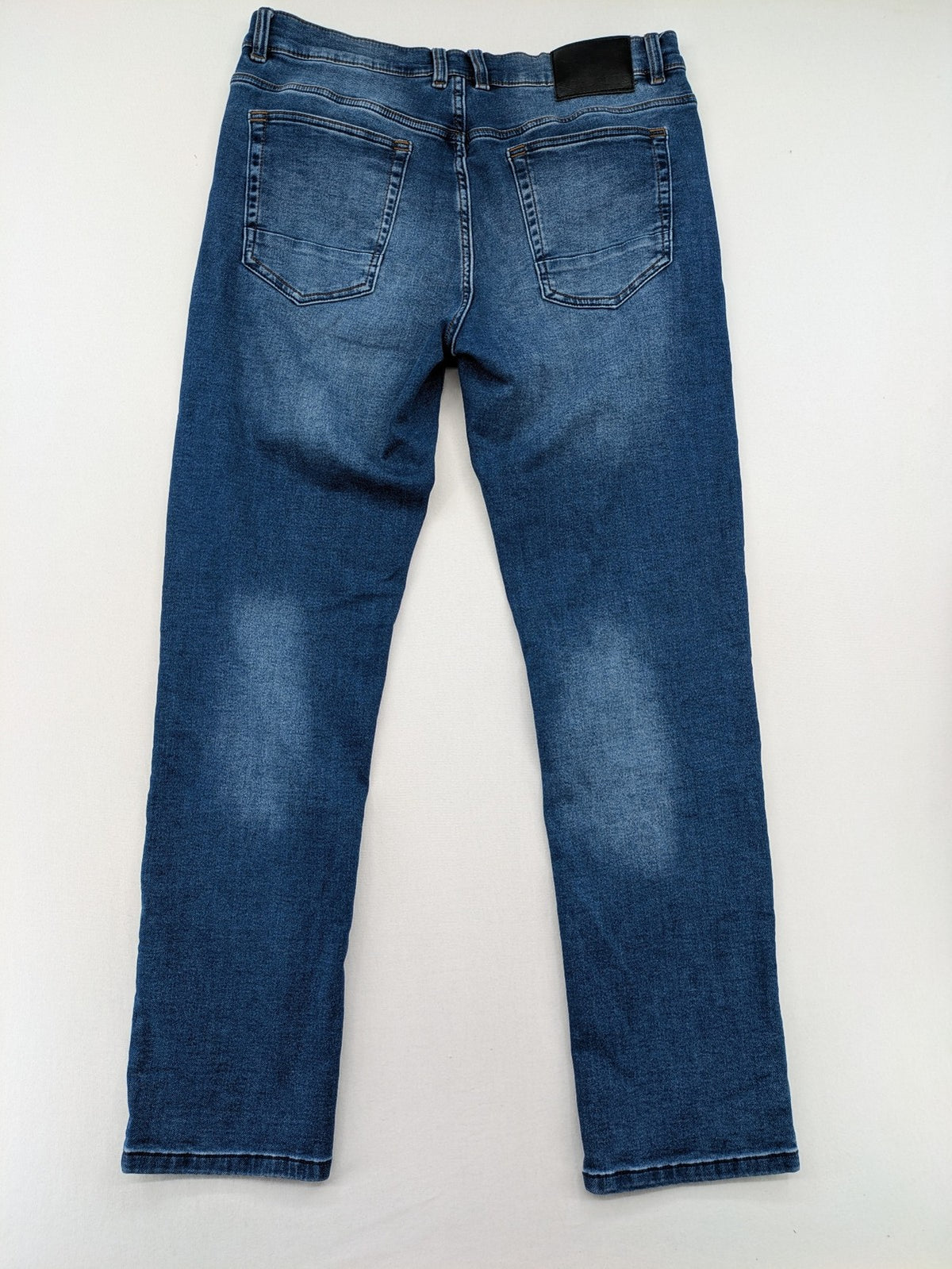 Zerberus blue straight jeans classic five-pocket design premium denim stretch material