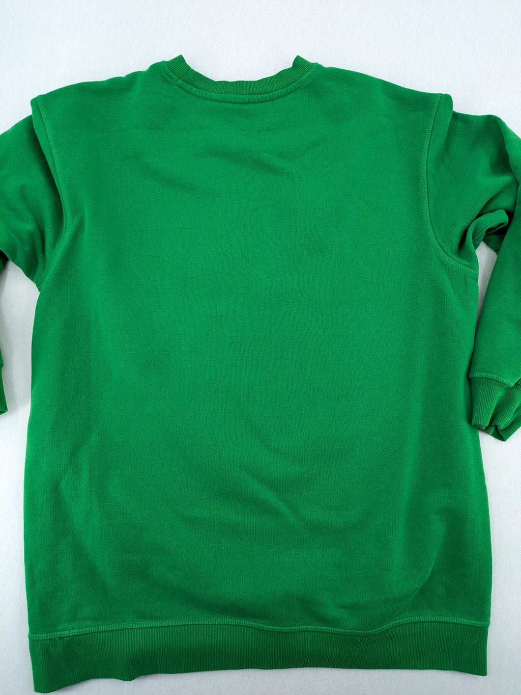 Linkin Park green sweatshirt featuring iconic band logo and classic crew neck design.