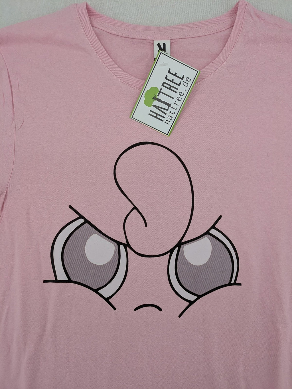 Baumwolle multi graphic tee pink Jigglypuff face design soft cotton material