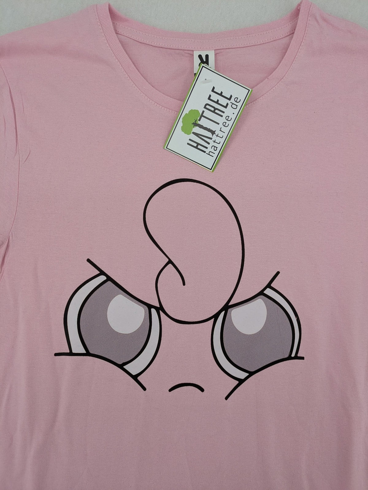 Baumwolle multi graphic tee pink Jigglypuff face design soft cotton material