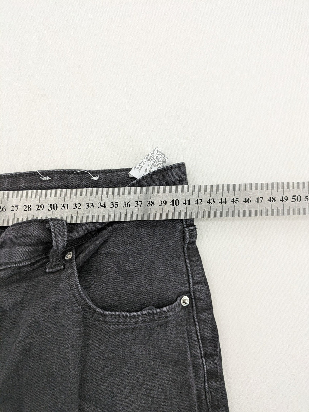 Pull&Bear grey skinny jeans high rise with classic five-pocket design and stretch denim.