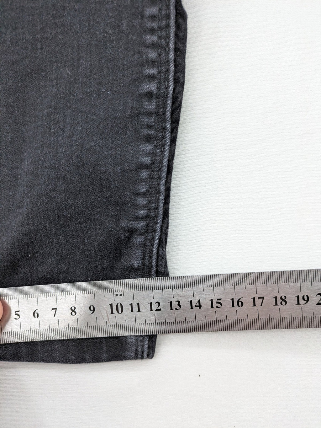 FB Sister skinny push-up jeans black grey faded stretch denim with classic fit.