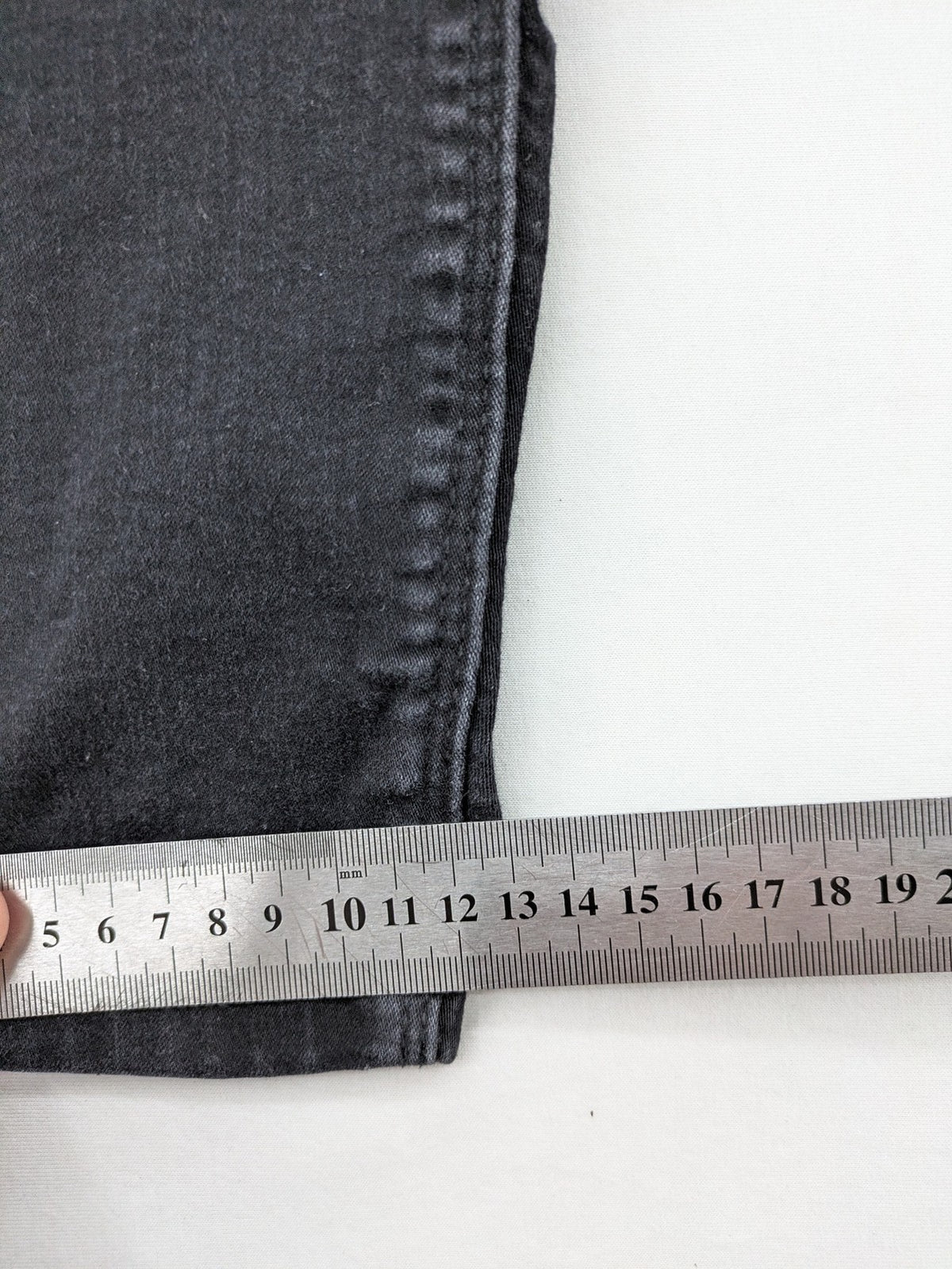 FB Sister skinny push-up jeans black grey faded stretch denim with classic fit.