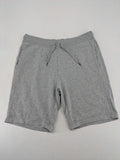 Crivit grey sweatshorts XL with elastic waistband and side pockets, cotton blend material.