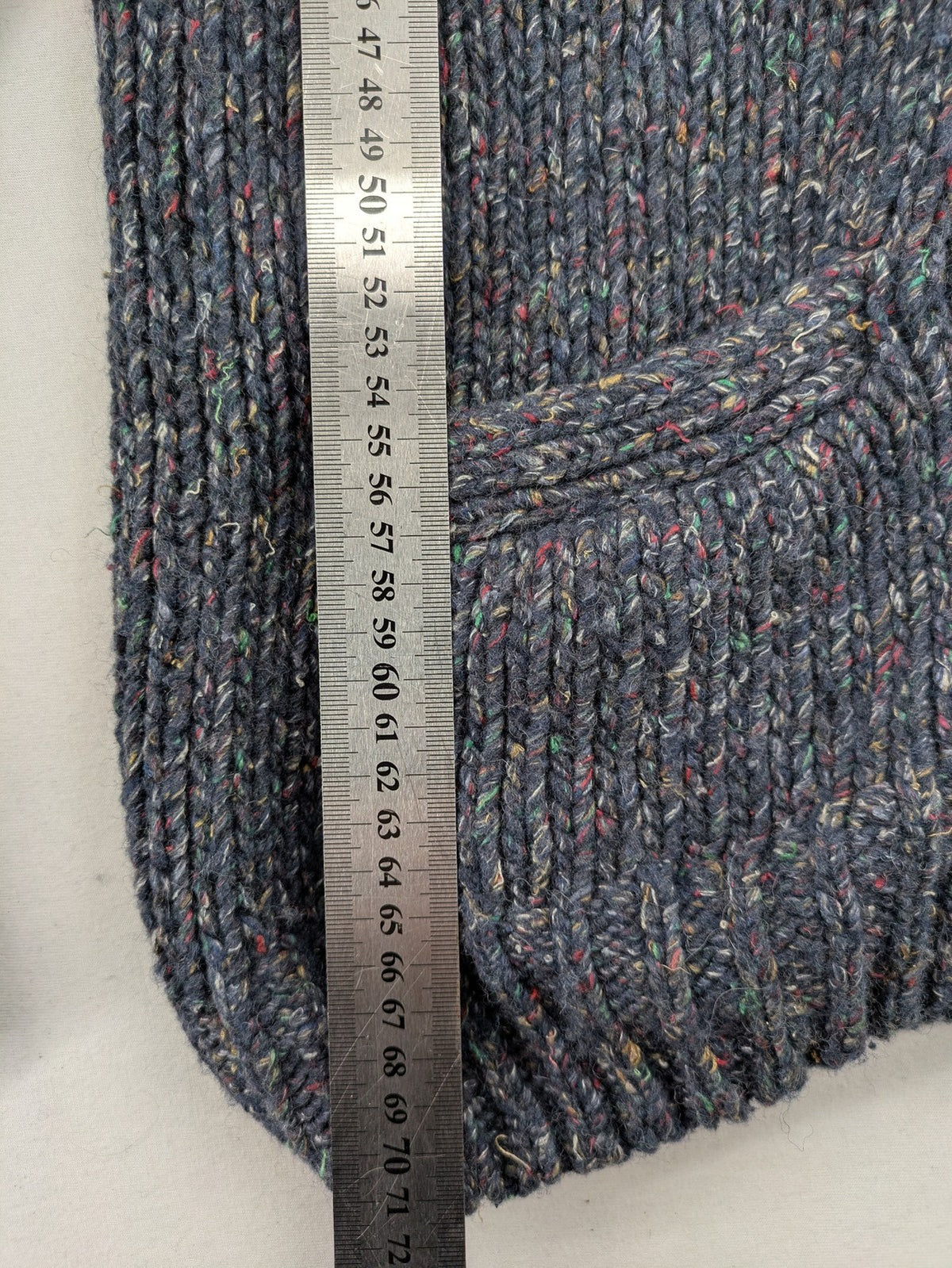 Catbalou multi turtle neck jumper with classic shawl collar and button closure.