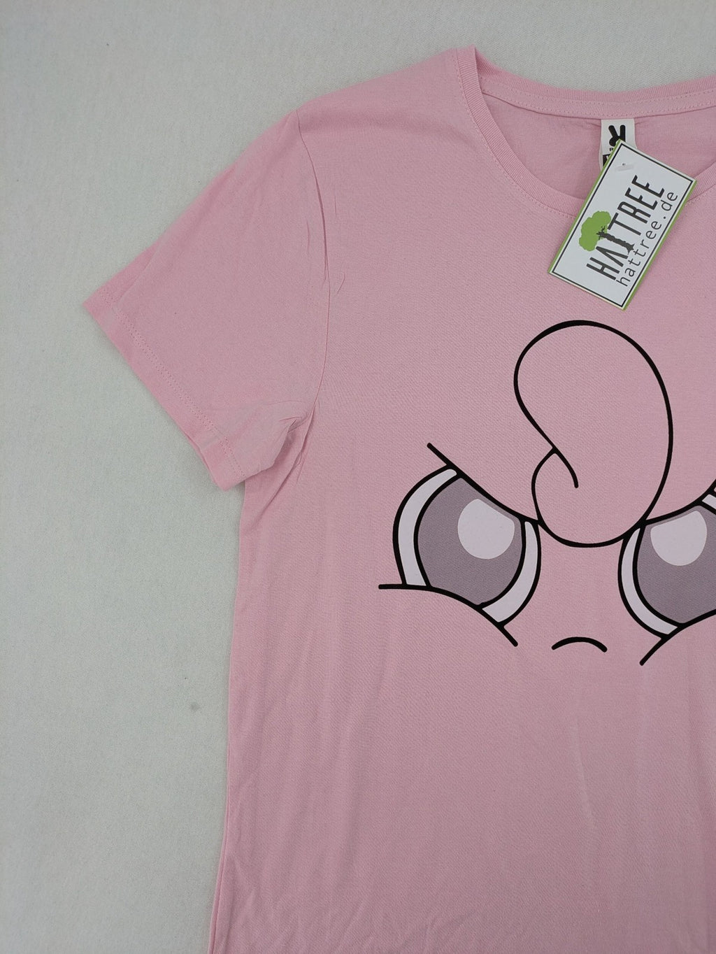 Baumwolle multi graphic tee pink Jigglypuff face design soft cotton material
