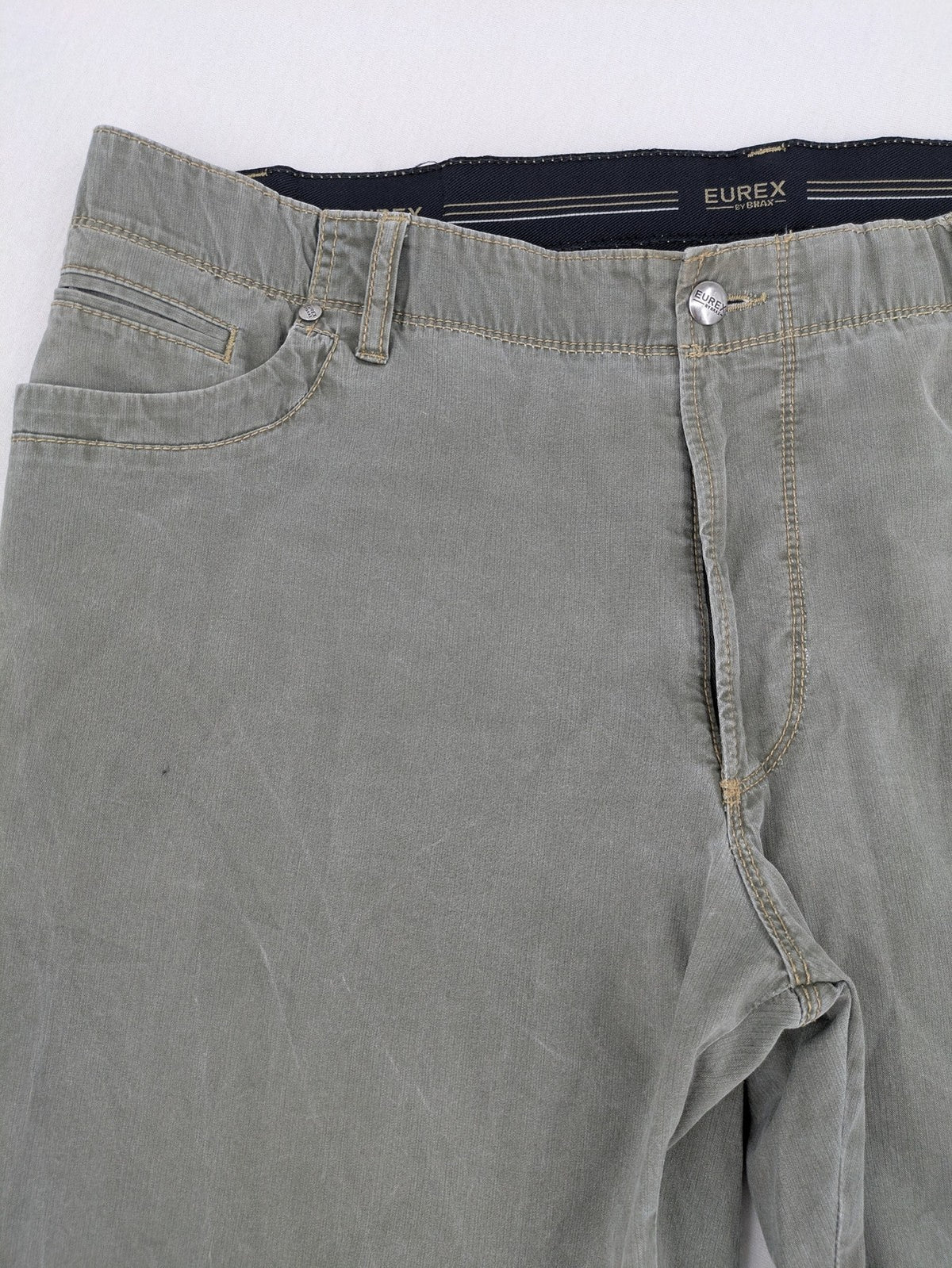 Eurex by Brax grey chinos, classic fit, made from cotton-stretch blend.
