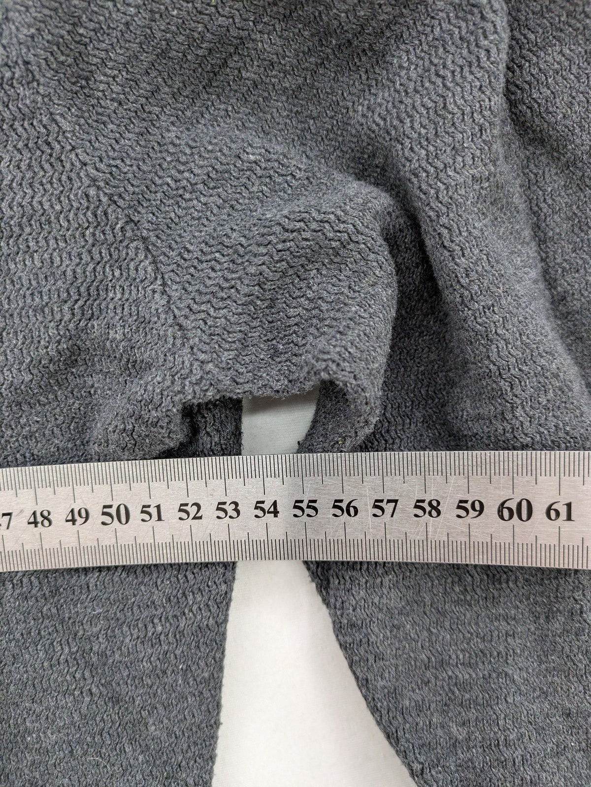 Tom Tailor Denim grey turtle neck jumper textured waffle knit 100% cotton