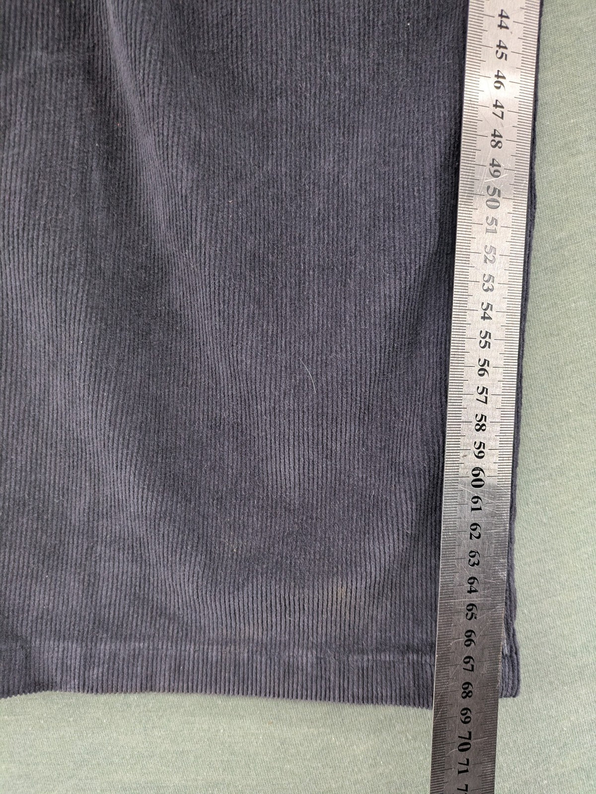 Tally Weijl grey cord pants wide leg high waist five-pocket design