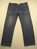 b.p.c bonprix collection faded black straight jeans five-pocket design comfortable fit