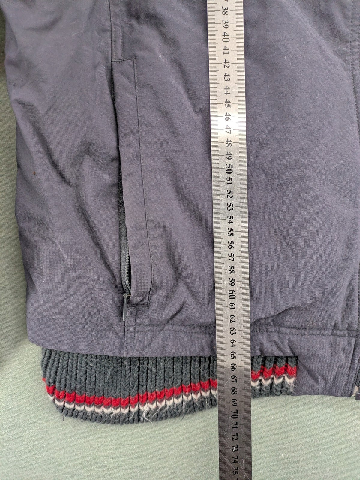 Adidas vintage bomber jacket multi colour fleece lined big logo on back