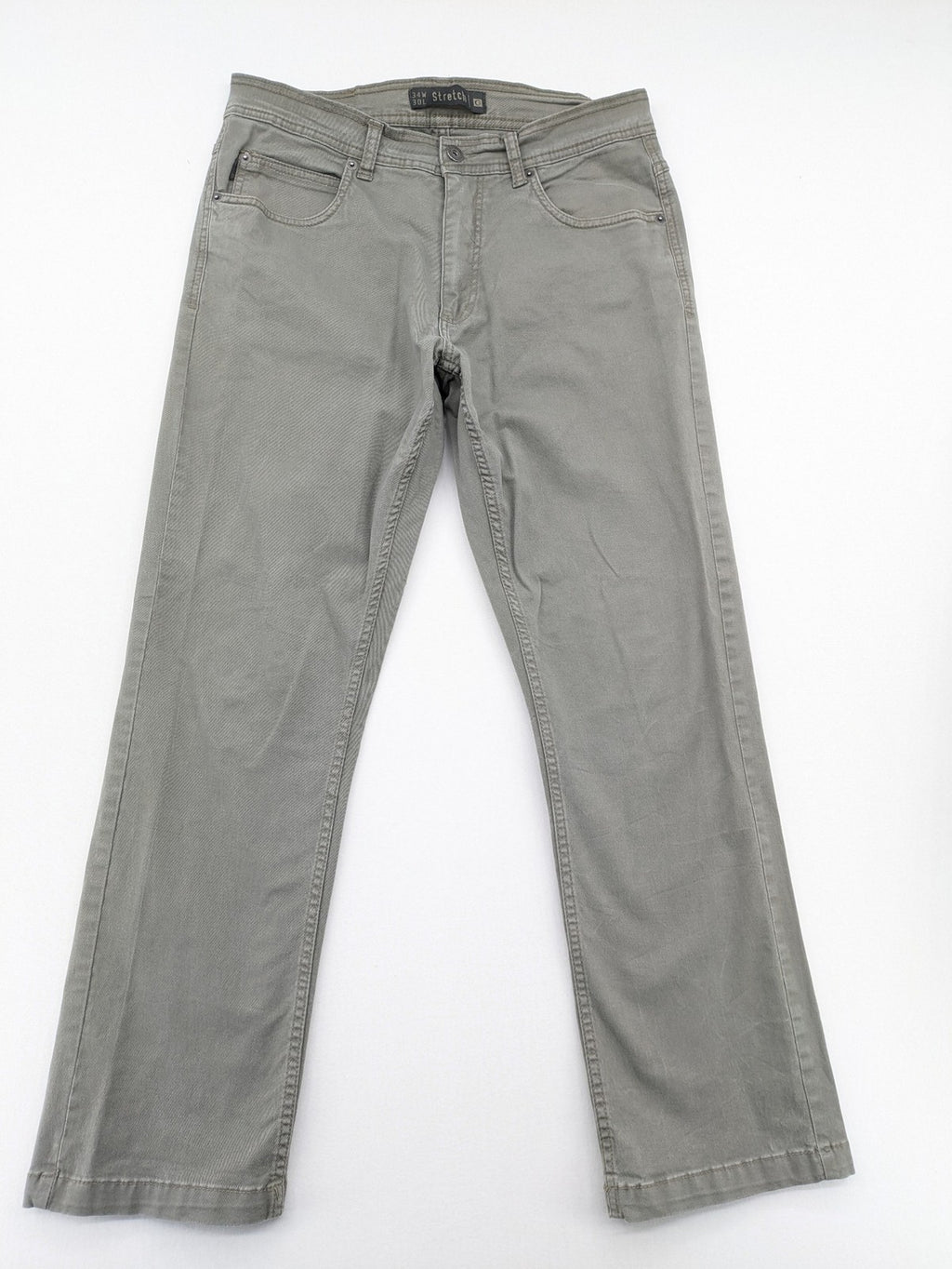 C&A pink chino pants classic 5-pocket style with zipper, made of stretch cotton.