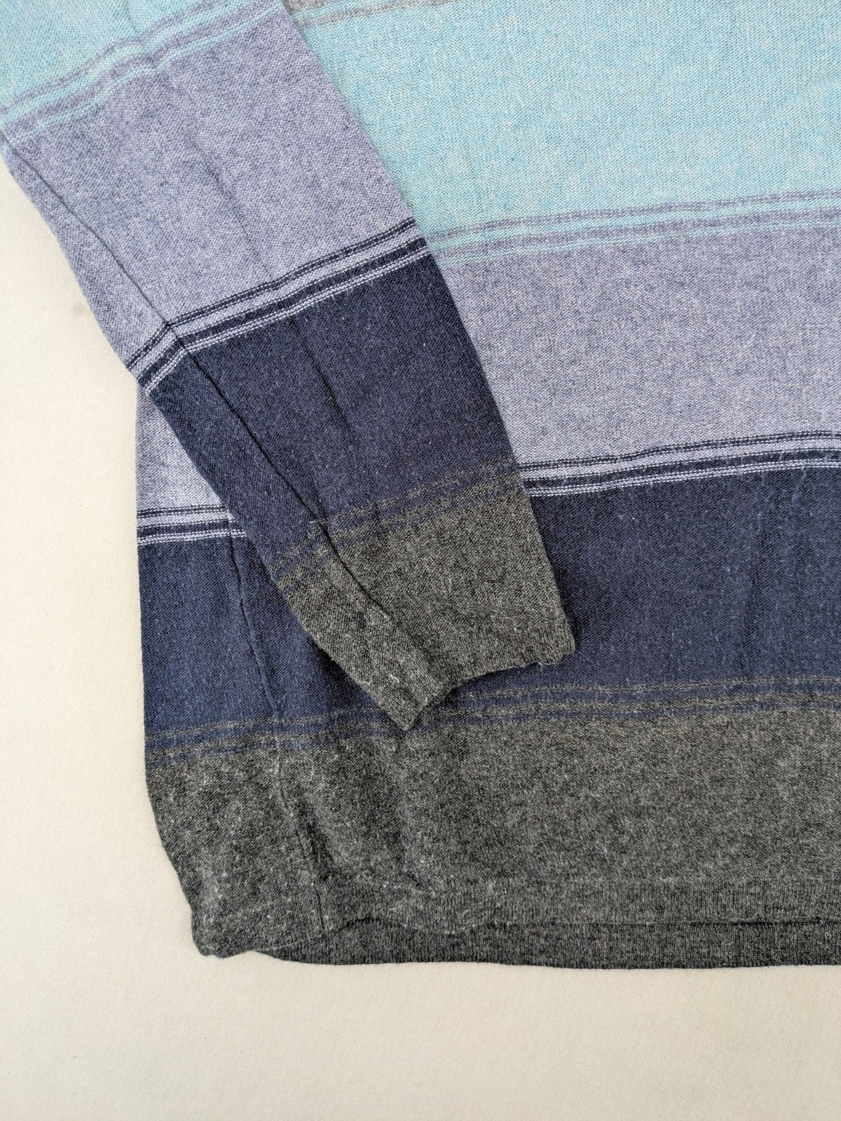 Gerry Weber turtle neck jumper multi-coloured striped pattern soft cashmere blend