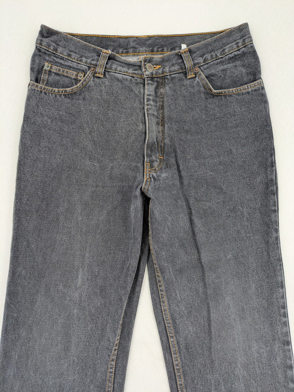 Shame black straight jeans W34 L32 washed denim 5-pocket style regular fit
