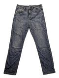 C&A blue high slim straight jeans with high waist, classic 5-pocket design, stretch denim.