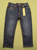Esprit blue skinny cropped jeans, medium rise, classic 5-pocket design, high-quality denim.