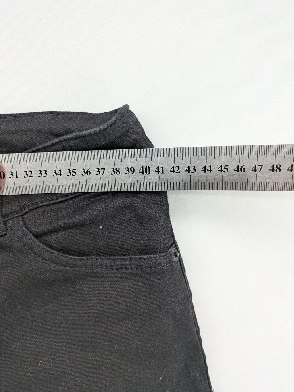 Gerry Weber black straight jeans Best4me Slim Fit 5-pocket design with logo patch.