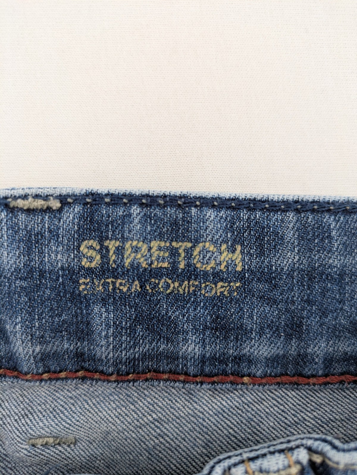 C&A blue skinny jeans medium wash five-pocket design cotton stretch blend