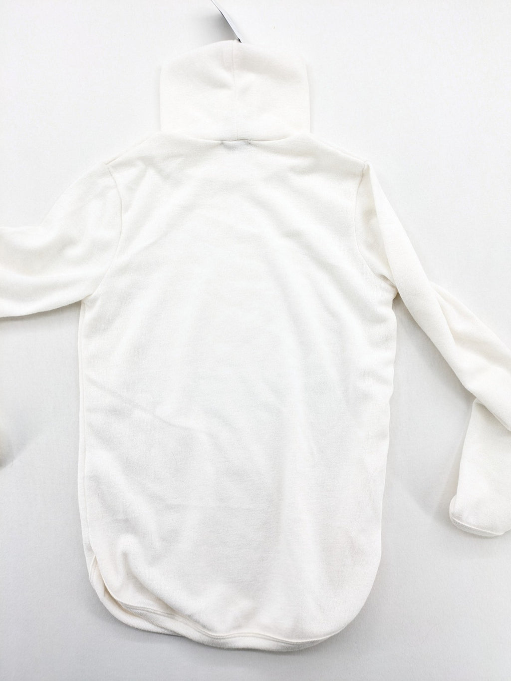 Monica Braghini white turtle neck jumper soft fabric classic design with high collar.