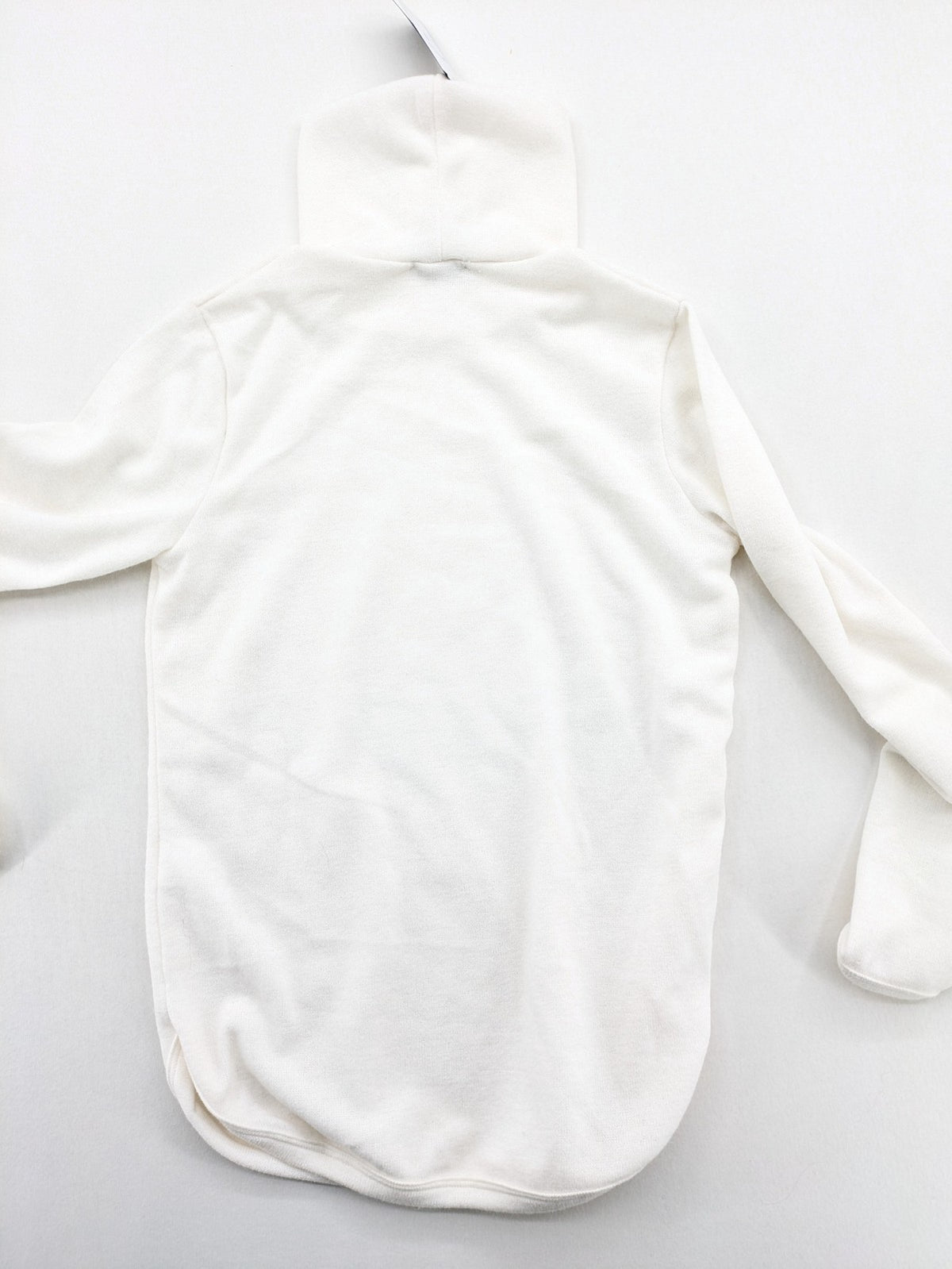 Monica Braghini white turtle neck jumper soft fabric classic design with high collar.
