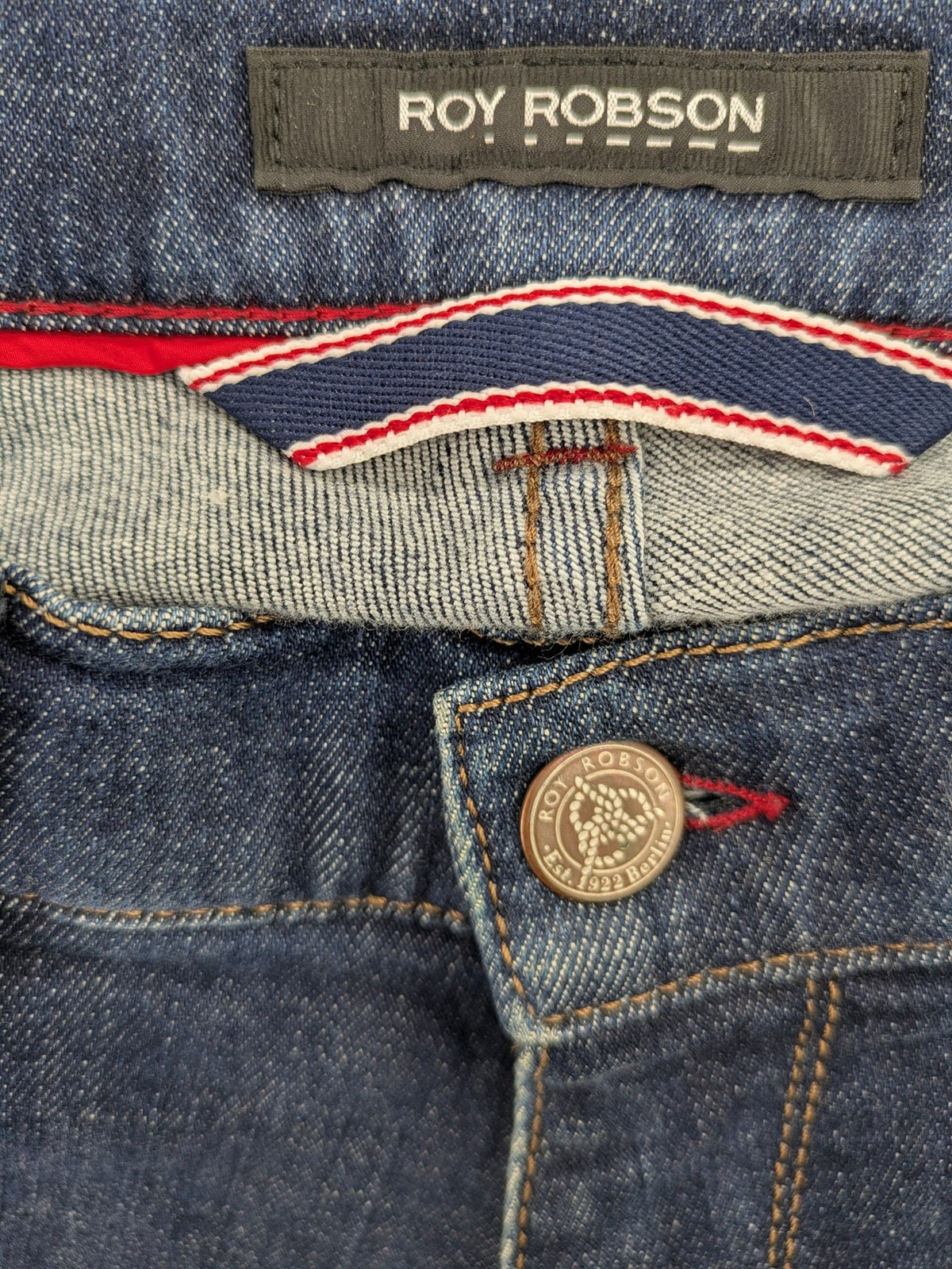 ROY ROBSON blue straight jeans classic 5-pocket style with Smart Flex technology
