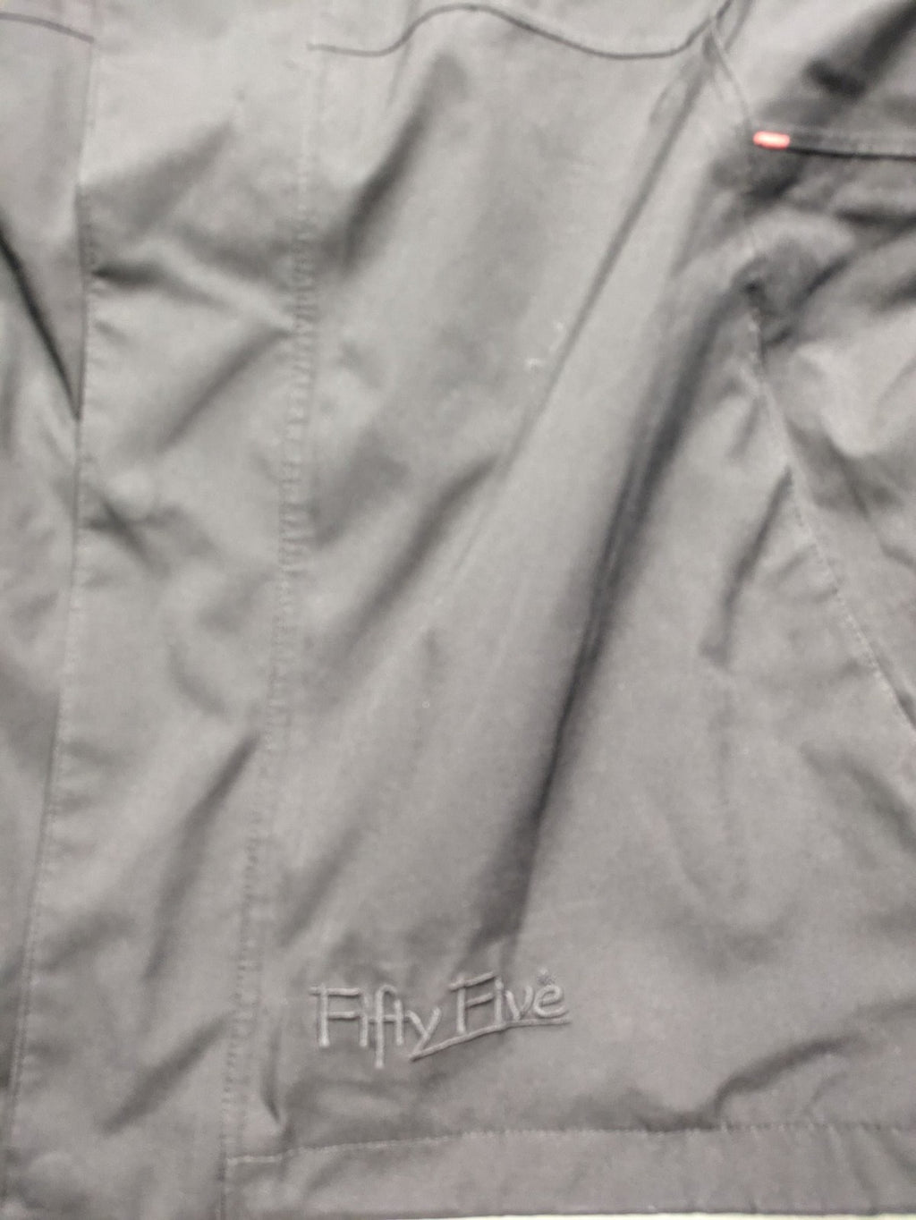 Fifty Five black outdoor jacket FIVE-TEX technology, full zip, stylish design.