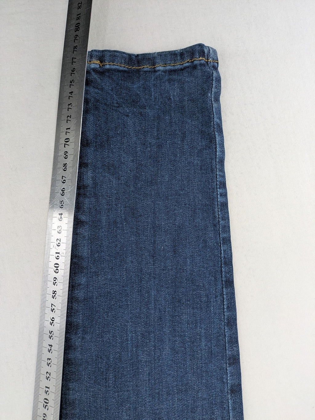 LTB blue skinny jeans dark wash double button closure stretch denim